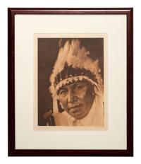 [NATIVE AMERICANS]. CURTIS, Edward (1868-1952). Kenowun-Nunivak and Lone Chief - Oto.