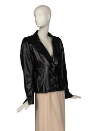 Chanel Black Leather Jacket, 2002