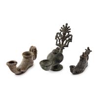 Three Grand Tour Oil Lamps