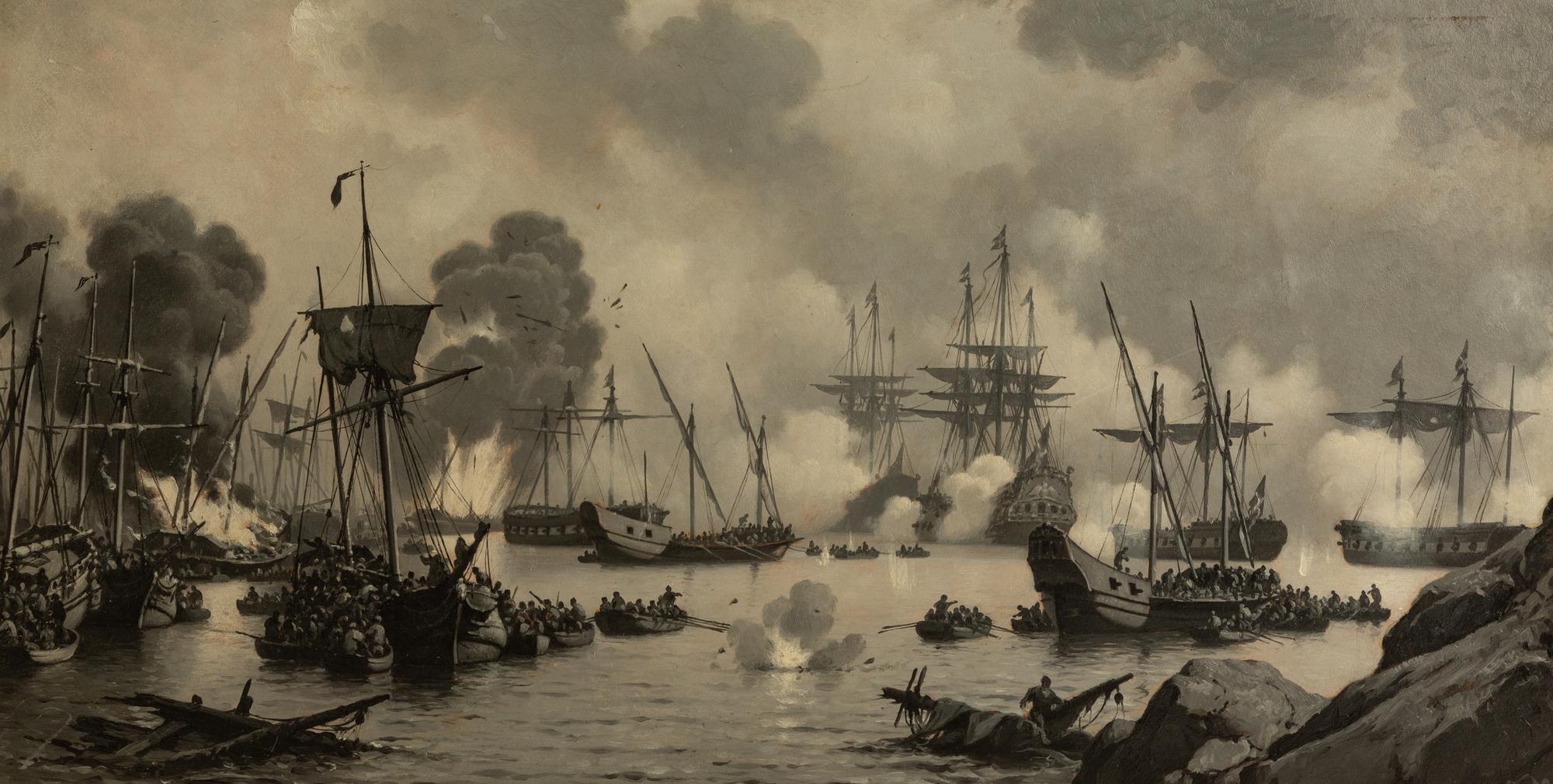 A Naval Battle, 1716