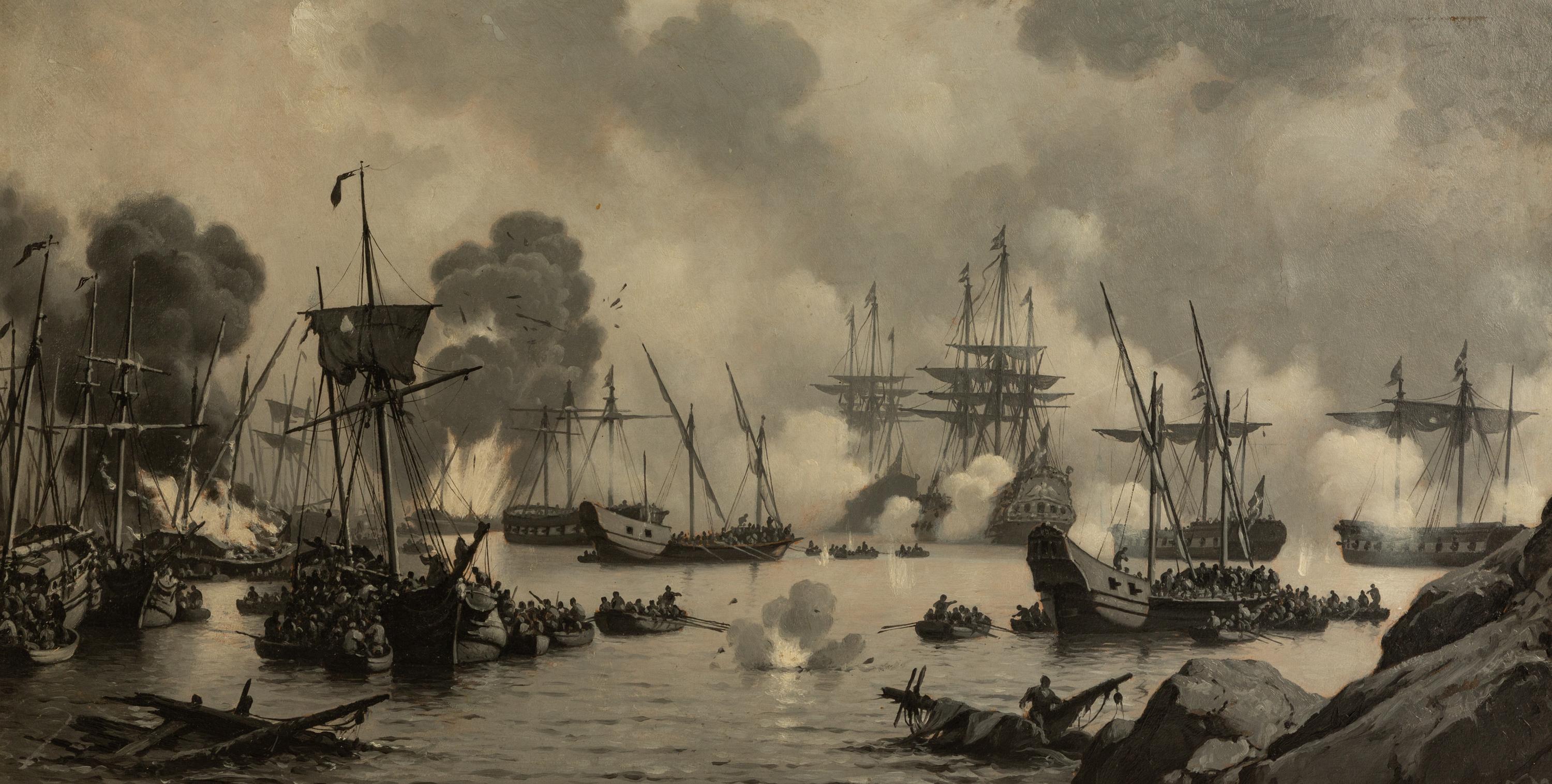 A Naval Battle, 1716