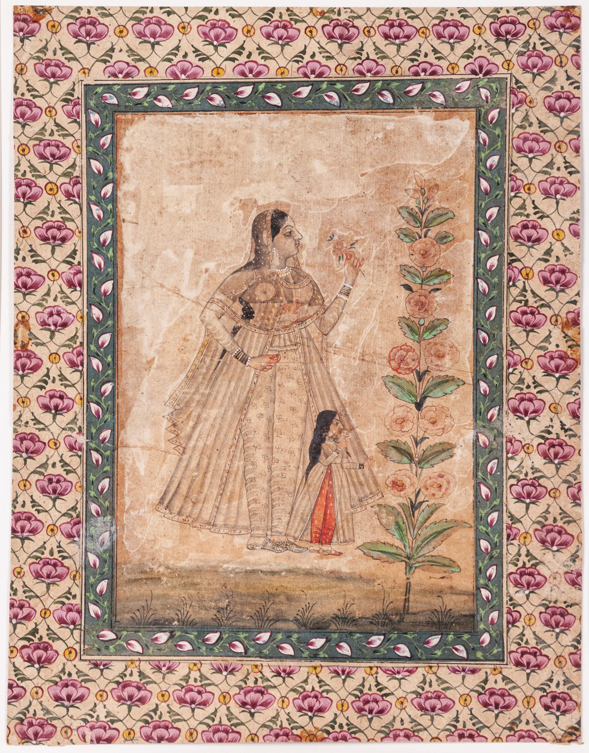 Four Indian Miniature Paintings