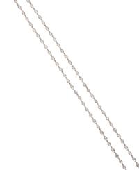 WHITE GOLD AND DIAMOND STATION NECKLACE