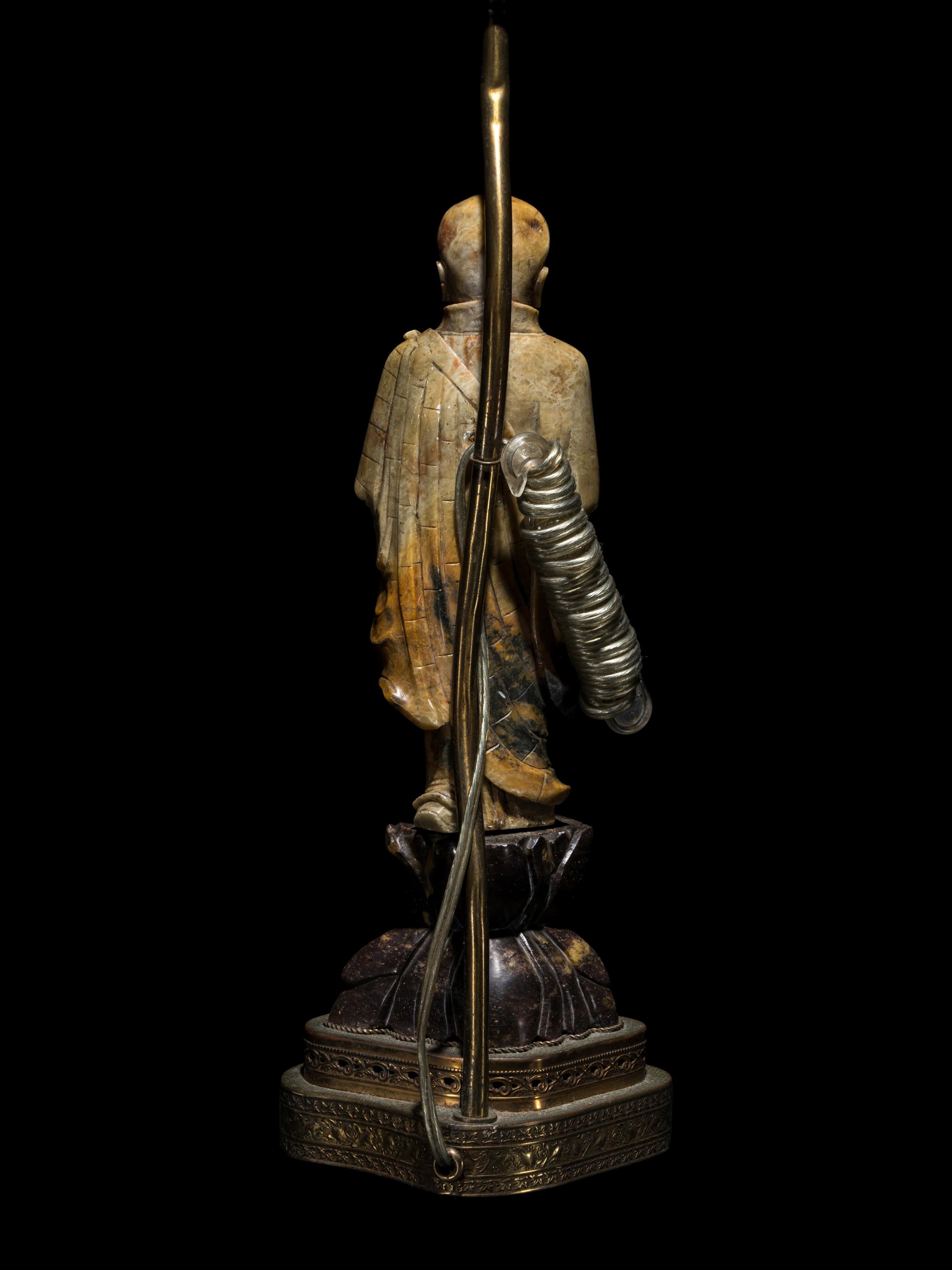 A Chinese Stone Lamp
