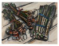 Golden Beets & Asparagus , 1991