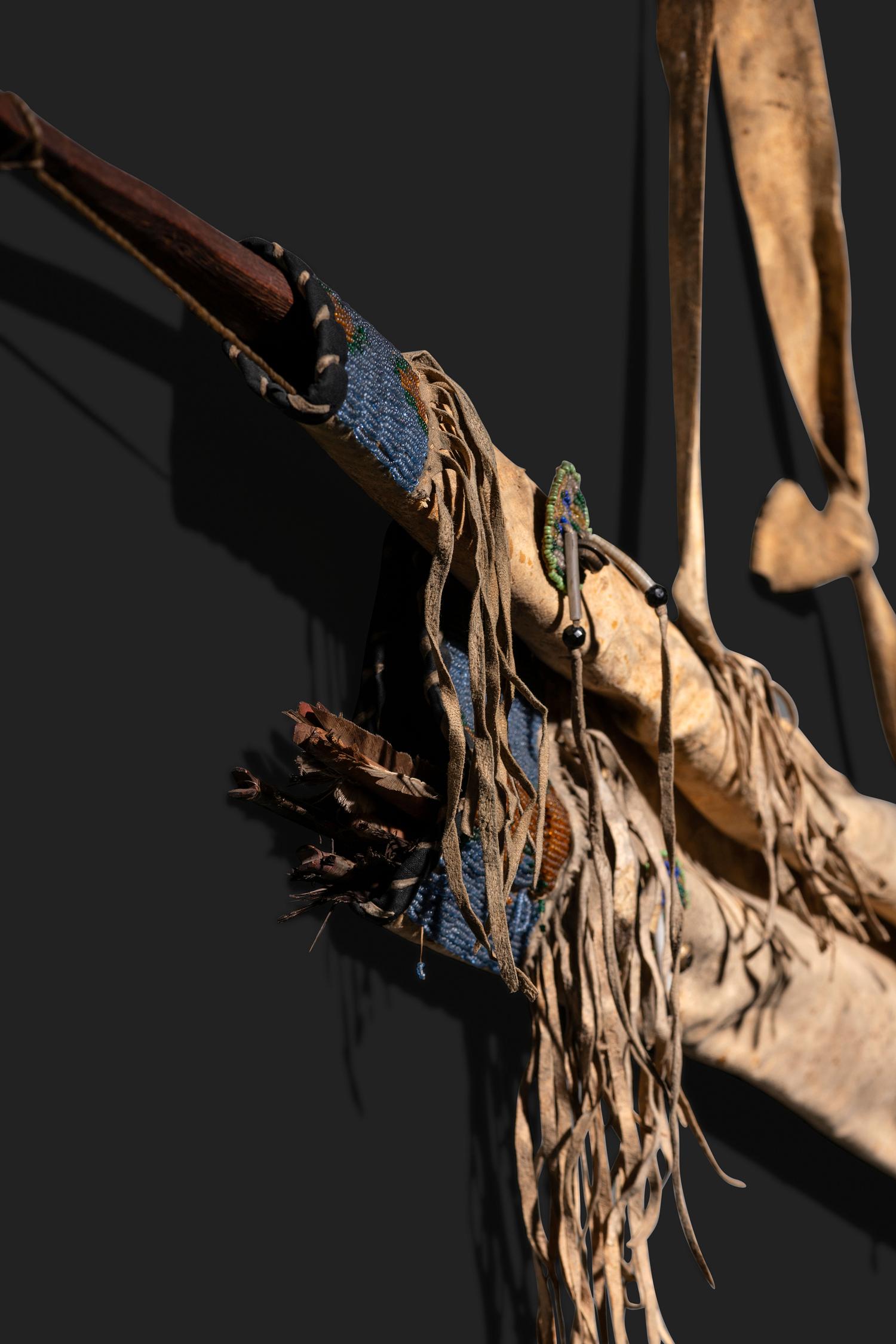 Sioux Bow Case and Quiver, with Bow and Arrows