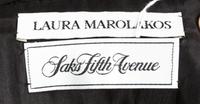 A Laura Marolakos Black Silk Halter Dress, Size 6.