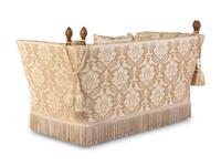 A Pair of Knole Sofas With Scalamandre Upholstery