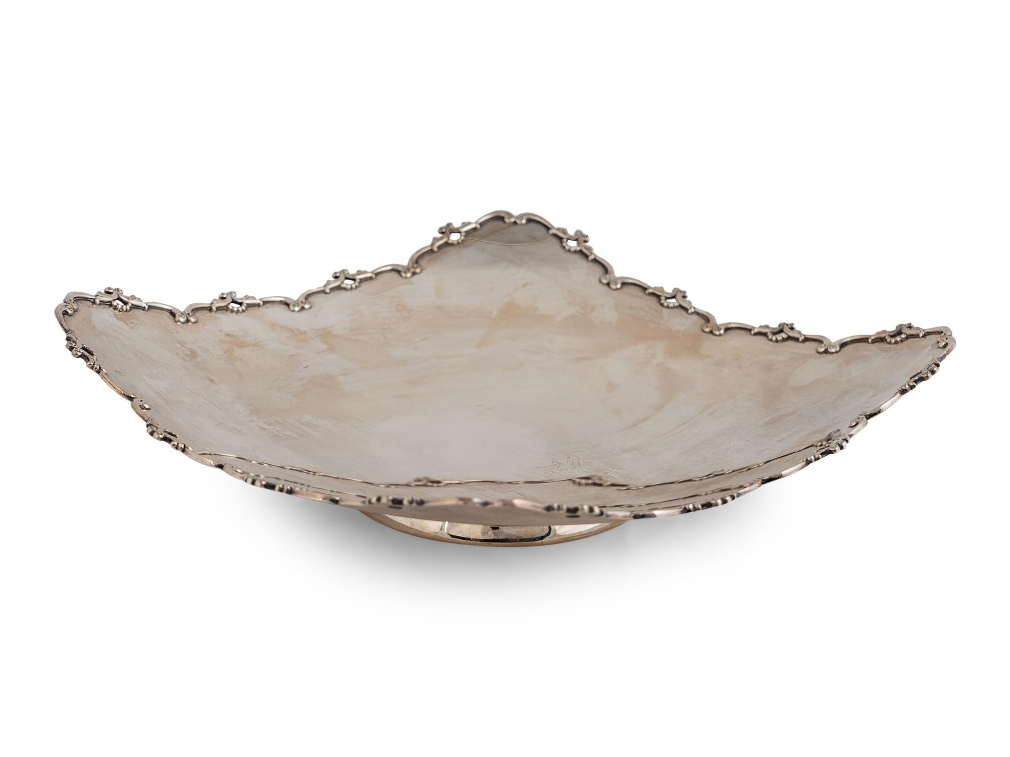 A Japanese Export Silver Tray — Kuyeda, 20th Century