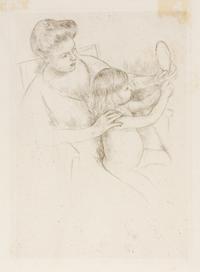 Looking into the Hand Mirror, No. 2 , circa 1905