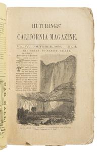 Hutchings, James Mason (1820-1902). "The Great Yo-Semite Valley." [in]: Hutchings' California Magazine. No. 40 . San Francisco: Hutchings & Rosenfield, October 1859.