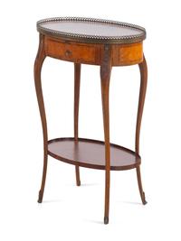 A Louis XV Style Mahogany Side Table
