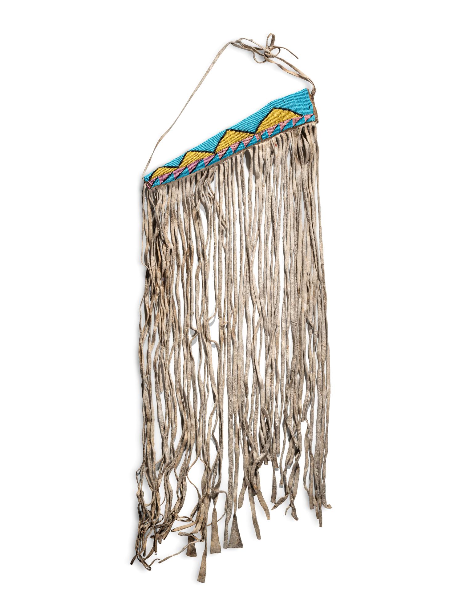 Nez Perce Beaded Buffalo Hide Lance Cover