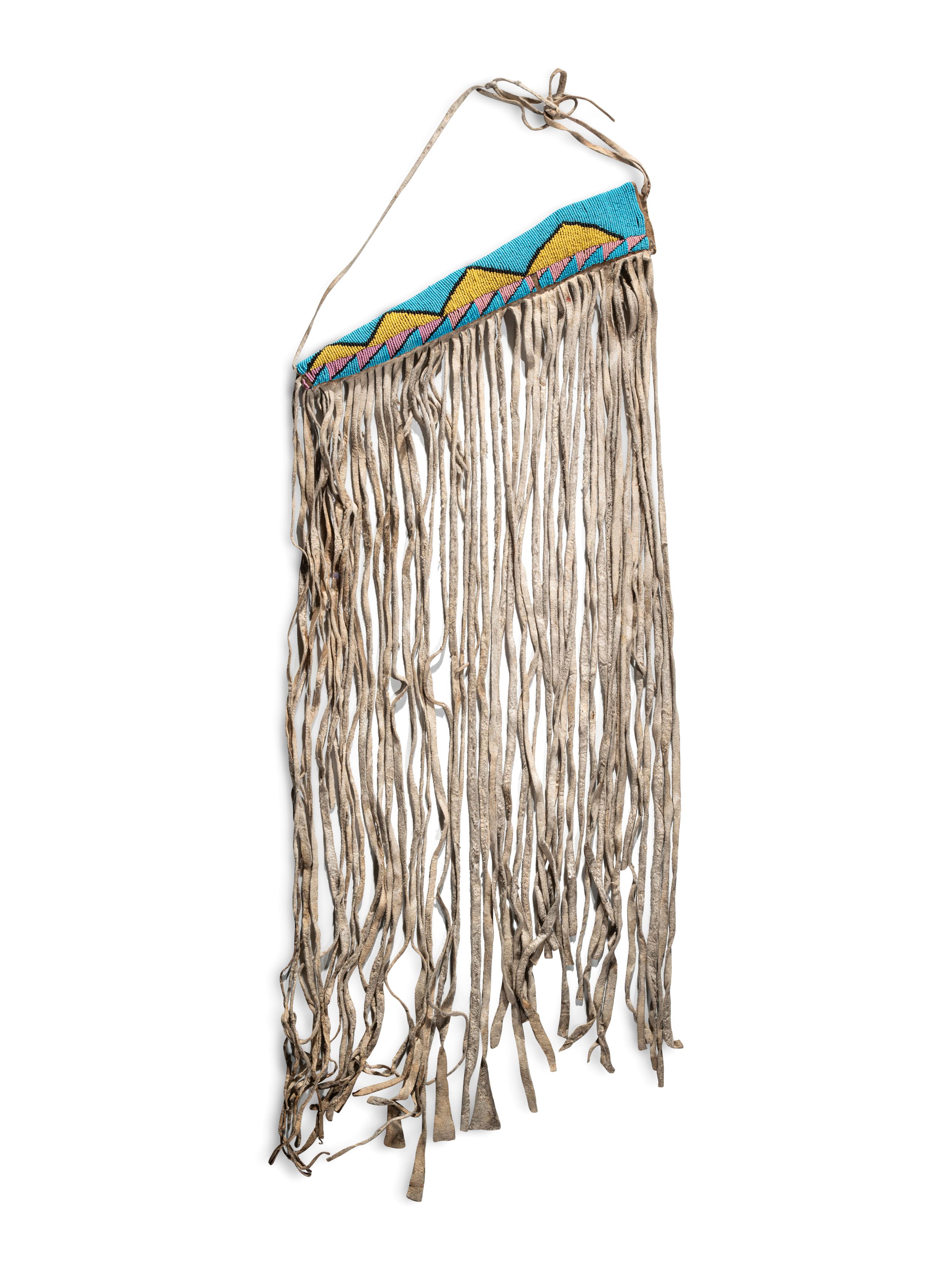 Nez Perce Beaded Buffalo Hide Lance Cover
