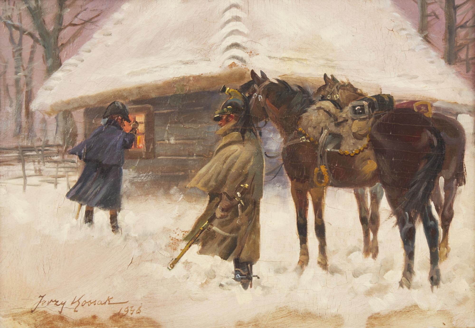 Soldiers in Winter , 1938