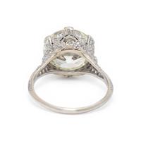 EDWARDIAN, PLATINUM AND DIAMOND RING