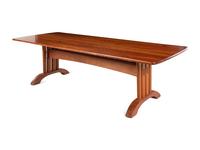 A Gary Weeks Studio Cherrywood Trestle Dining Table