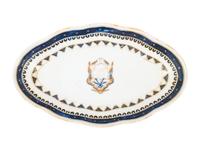 Seven Chinese Export Armorial Porcelain Articles