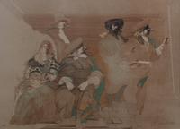 Claude Weisbuch, (French, b. 1937), La Visite De Saskia, 1977
