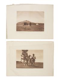 CURTIS, Edward (1868-1952), photographer. A group of 5 photogravures of the Arikara.