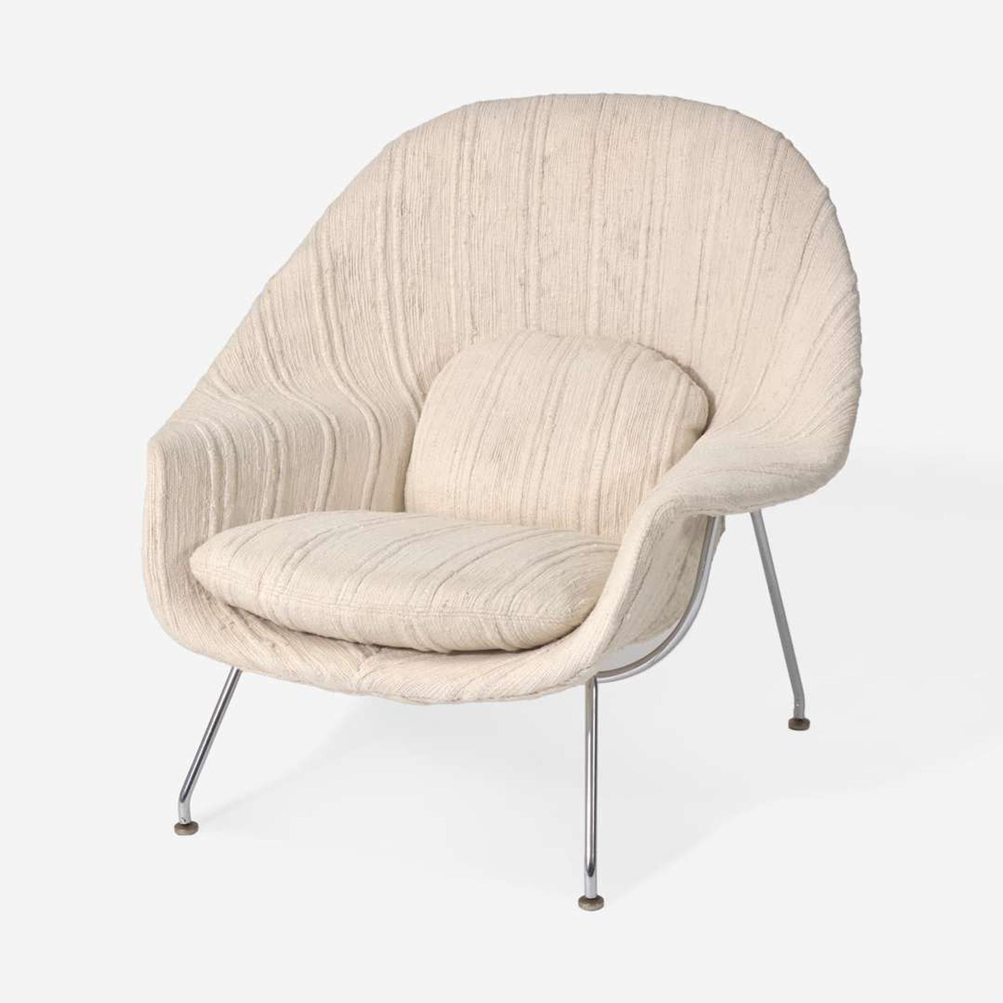 Eero Saarinen (Finnish-American, 1910-1961) "Womb" Chair (Model 70), Knoll International, designed 1947-48, the present lot circa 1970s