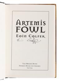 COLFER, Eoin (b. 1965). A group of the first 3 books in the Artemis Fowl series, ALL SIGNED, comprising: