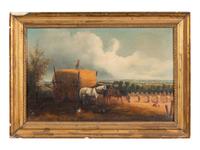 A Naïve Hay Harvesting Scene