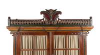 A Continental Painted Bureau Cabinet