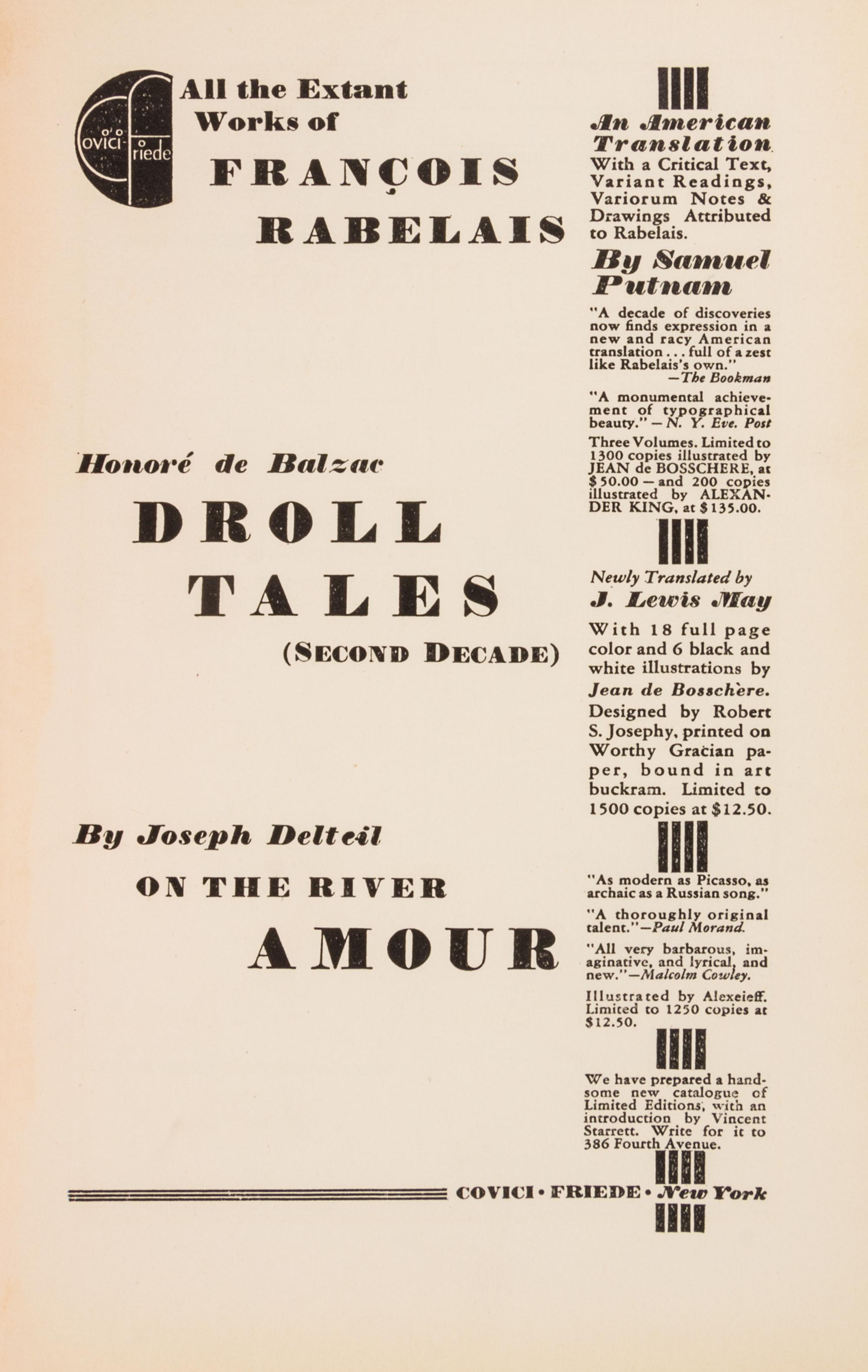 PAGANY: A Native Quarterly. Boston, 1930-1932. 4 issues. With "American Autopsy" (5 total)