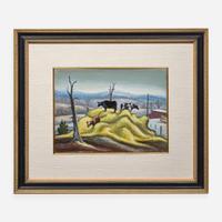 Roger Medearis (American, 1920–2001) Sketch Near Jefferson City Missouri