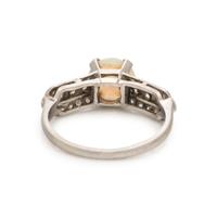 OPAL AND DIAMOND RING