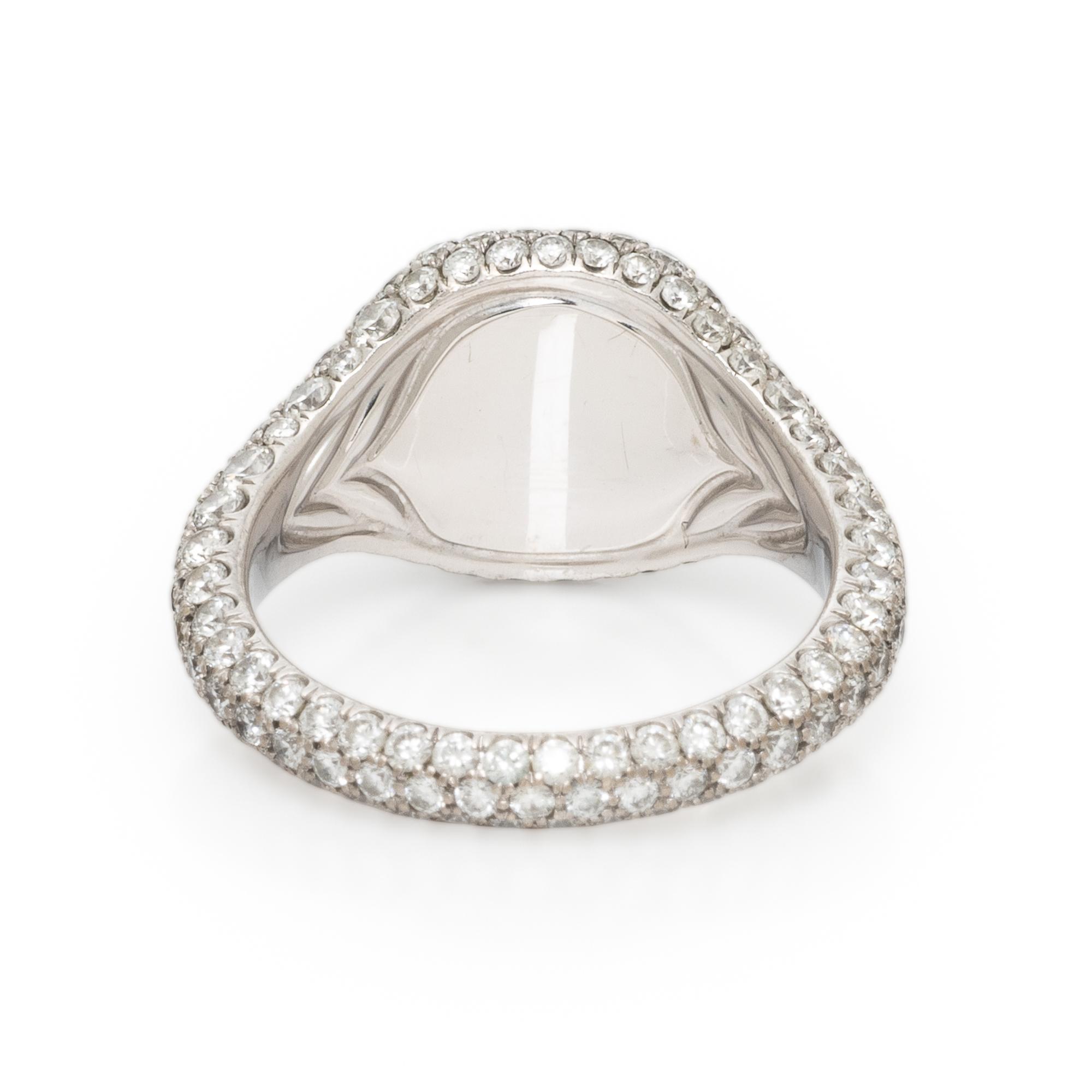 David Yurman, 'Petite Pavé', Diamond and White Gold Ring