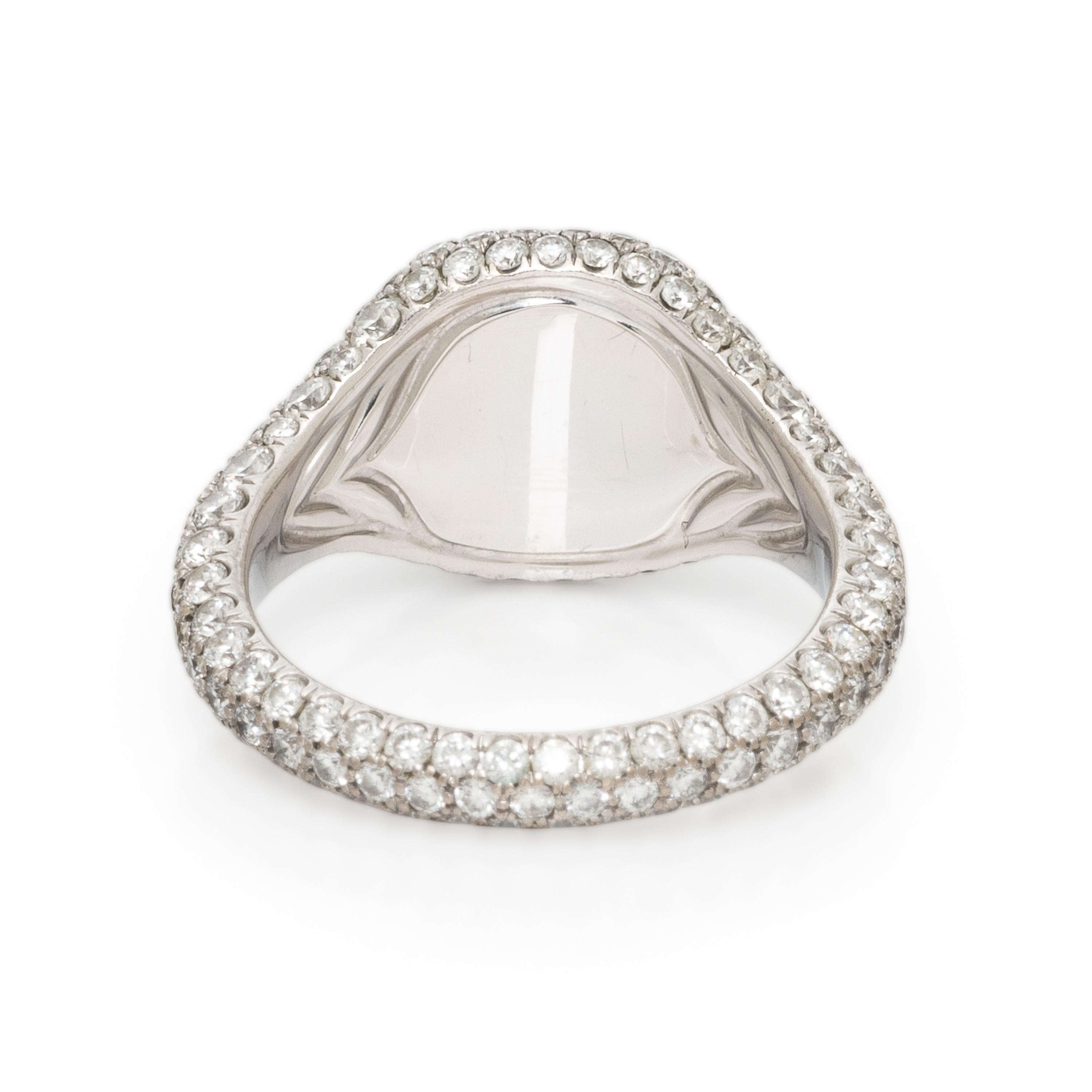 David Yurman, 'Petite Pavé', Diamond and White Gold Ring