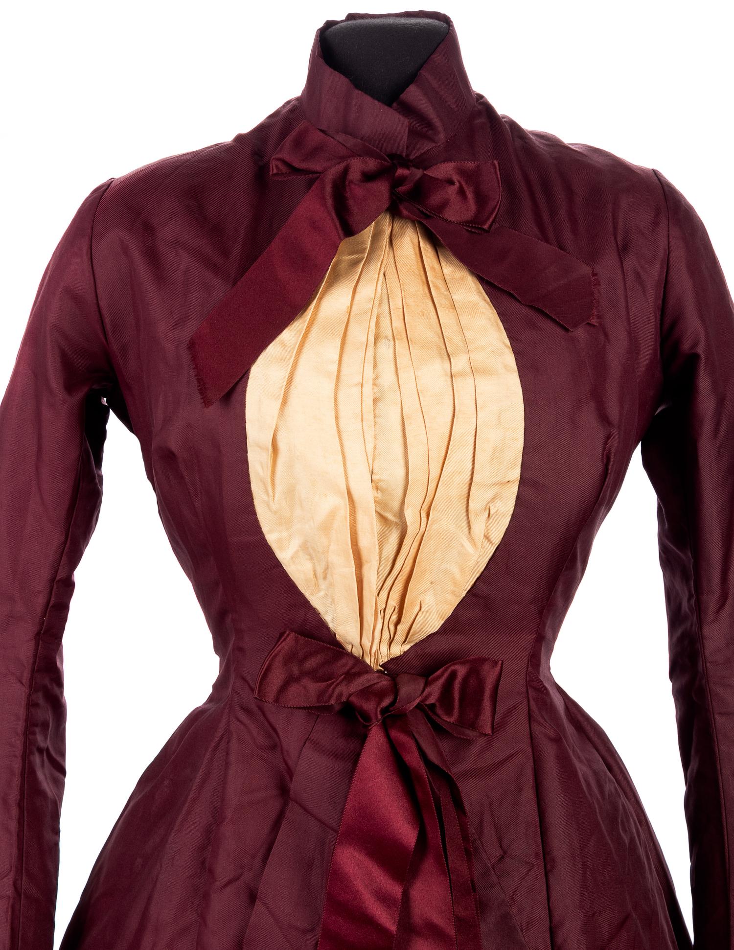 Silk Faille Afternoon Dress, 1880s