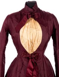 Silk Faille Afternoon Dress, 1880s