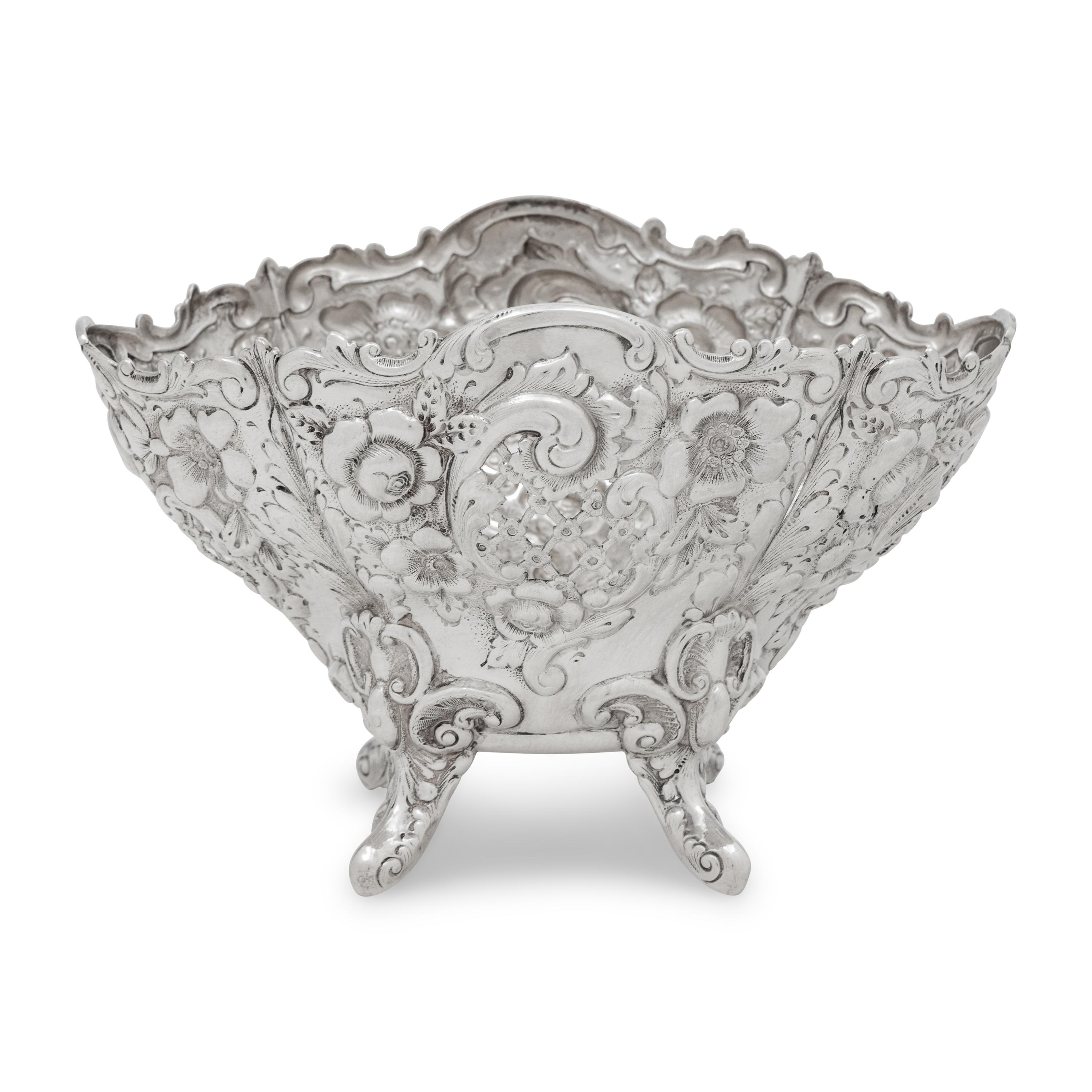 An American Silver Candy Dish