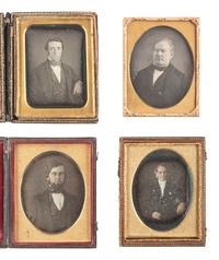 [EARLY PHOTOGRAPHY]. 30 quarter plate daguerreotypes of men incl. examples by ROOT, MCLEES, EASTERLY
