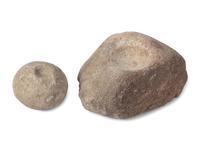 San Lazaro Pueblo Hardstone Mortar and Grinding Ball, From the Collection of Forrest Fenn