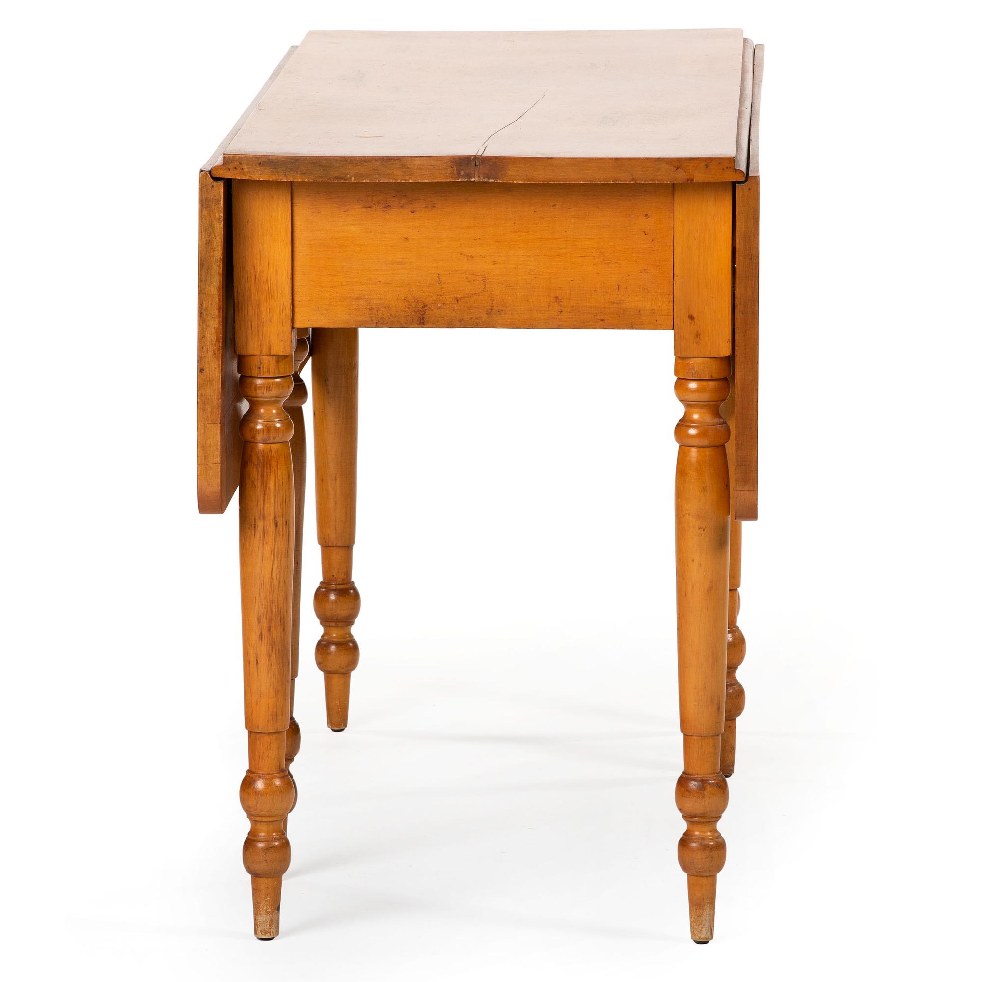 A Maple Drop-Leaf Table