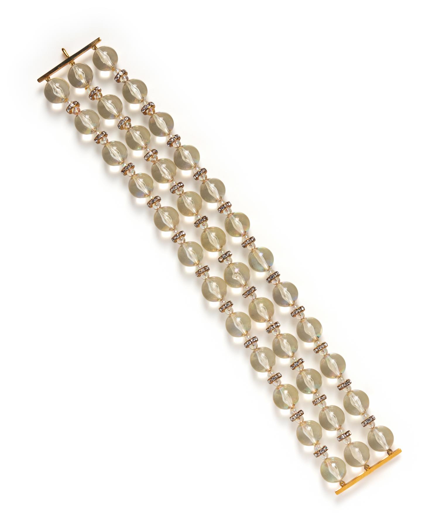 Chanel Lucite Bead Choker c. 1980s