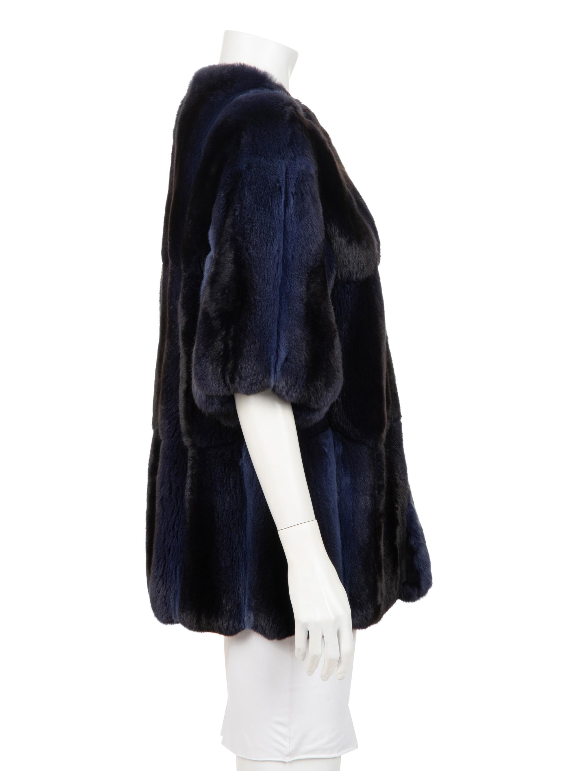 J. Mendel Chinchilla Short Sleeved Jacket