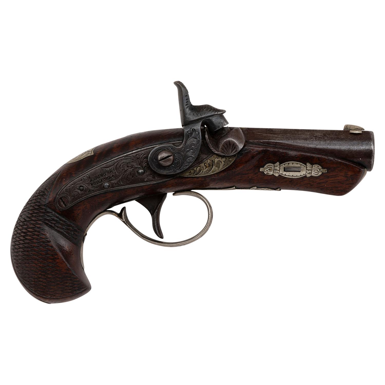 N Curry & Bro Agent Marked Henry Deringer Pocket Pistol