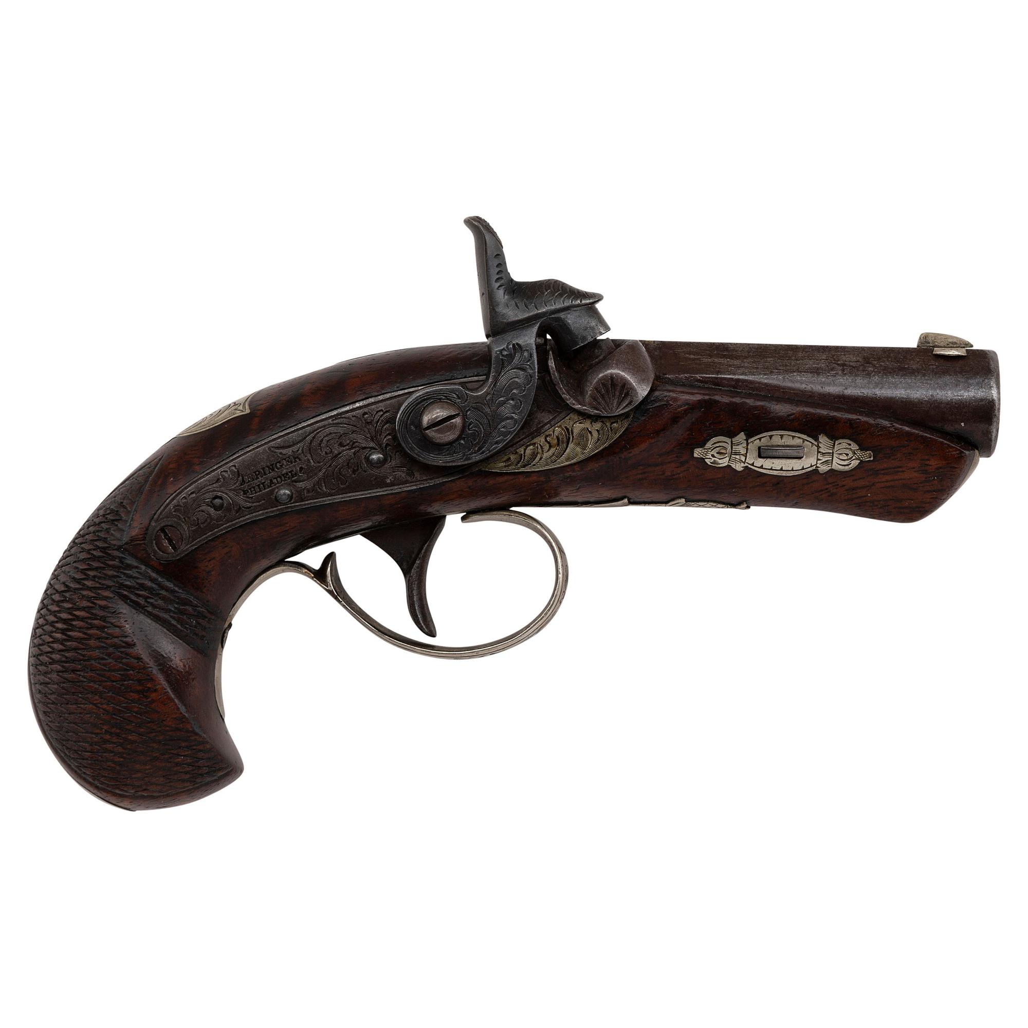 N Curry & Bro Agent Marked Henry Deringer Pocket Pistol