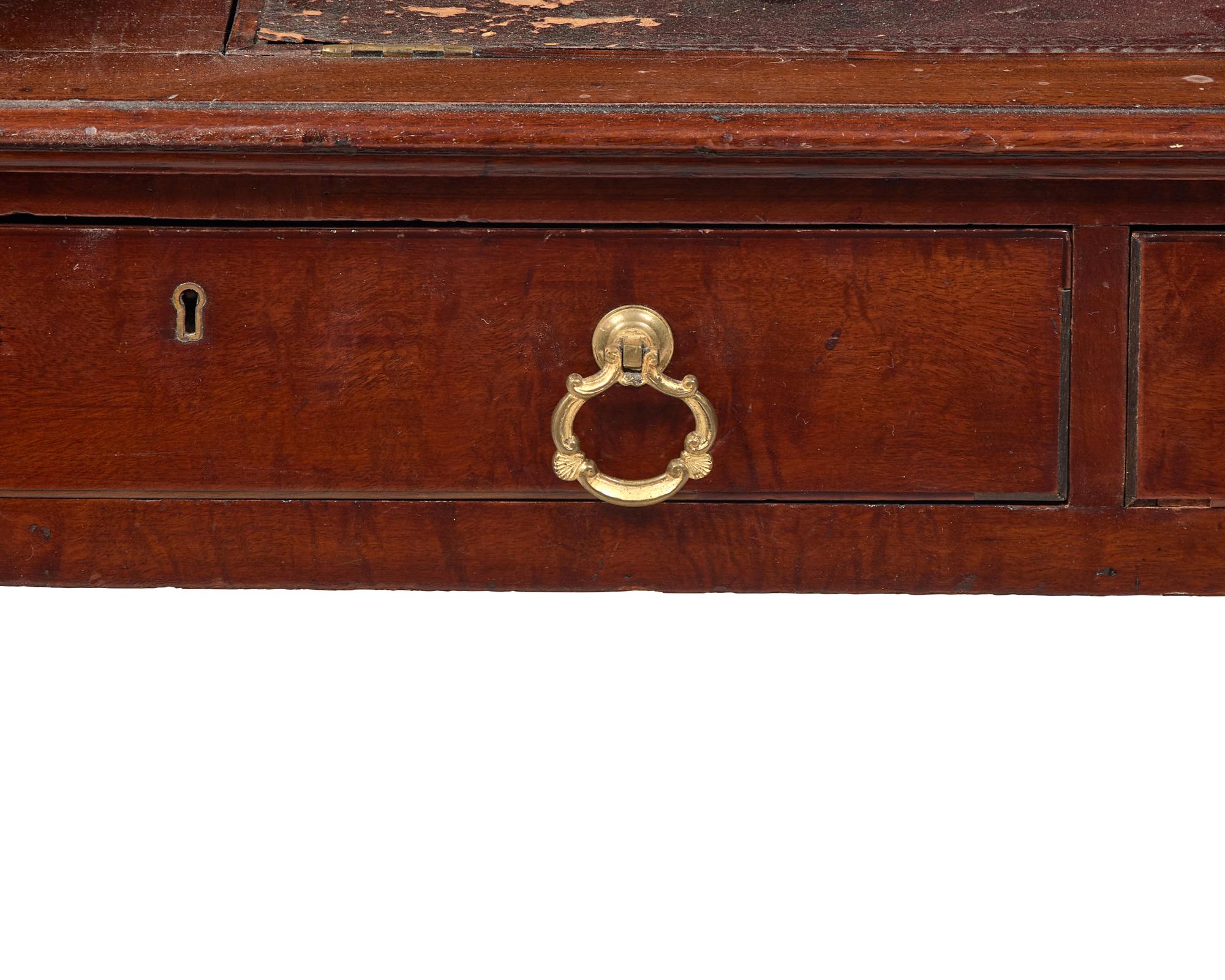 A George III Inlaid Mahogany Carlton House Desk