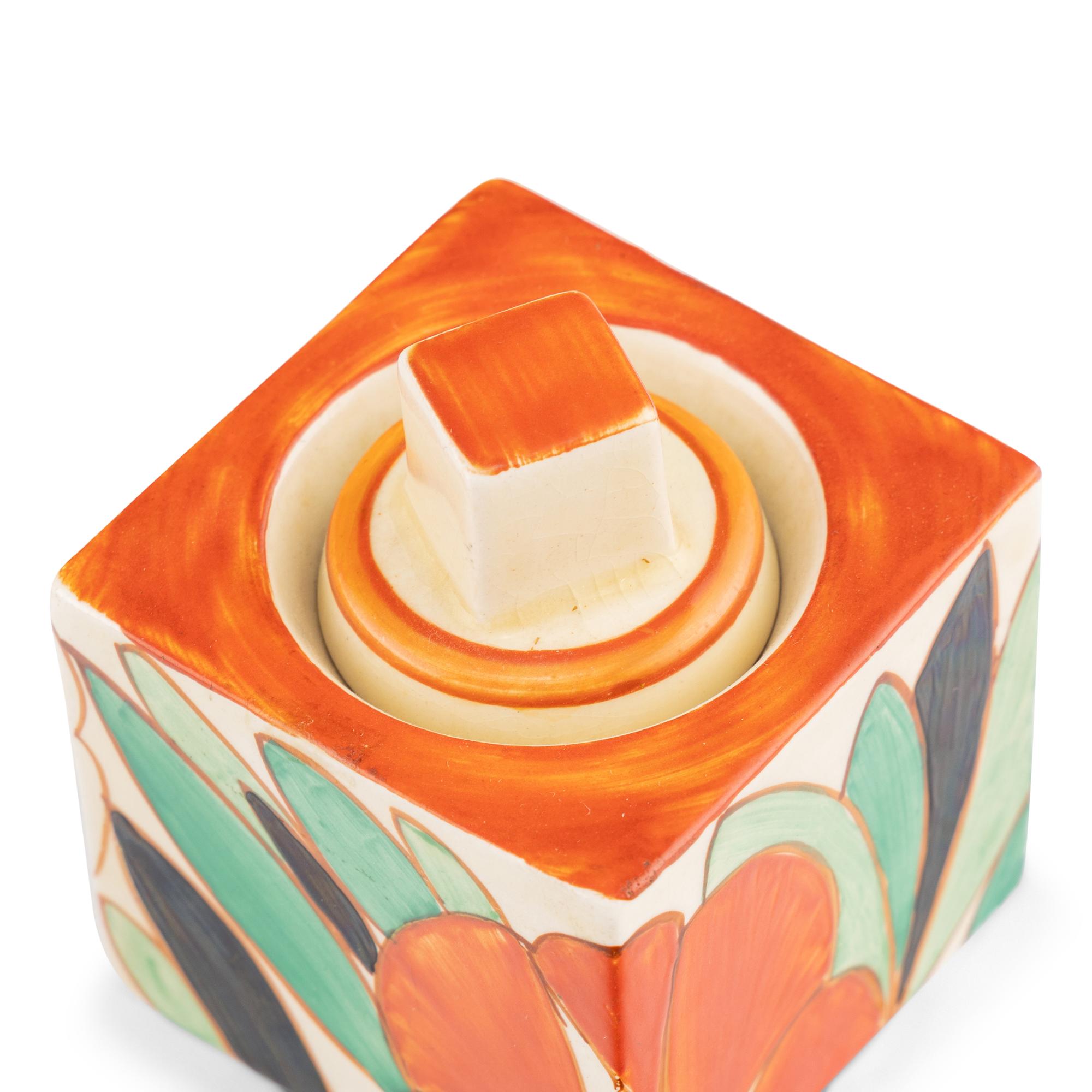 A Group of Nine Clarice Cliff Gardenia Ceramic Table Articles