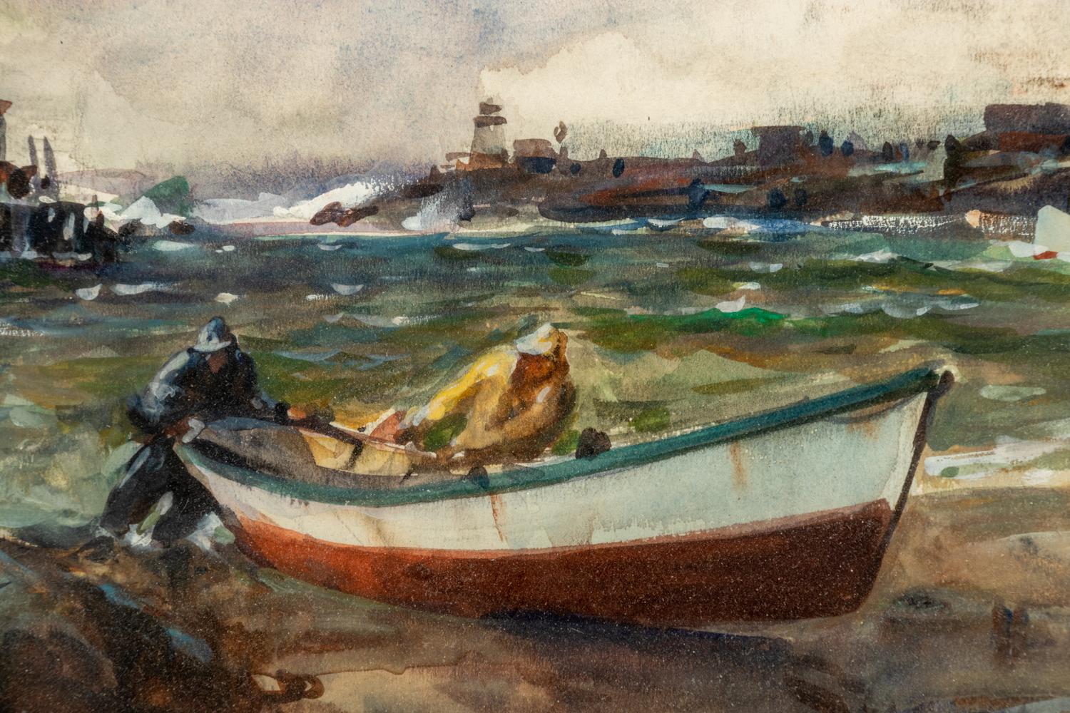 Sailing and Harbor Scenes (a group of three works)