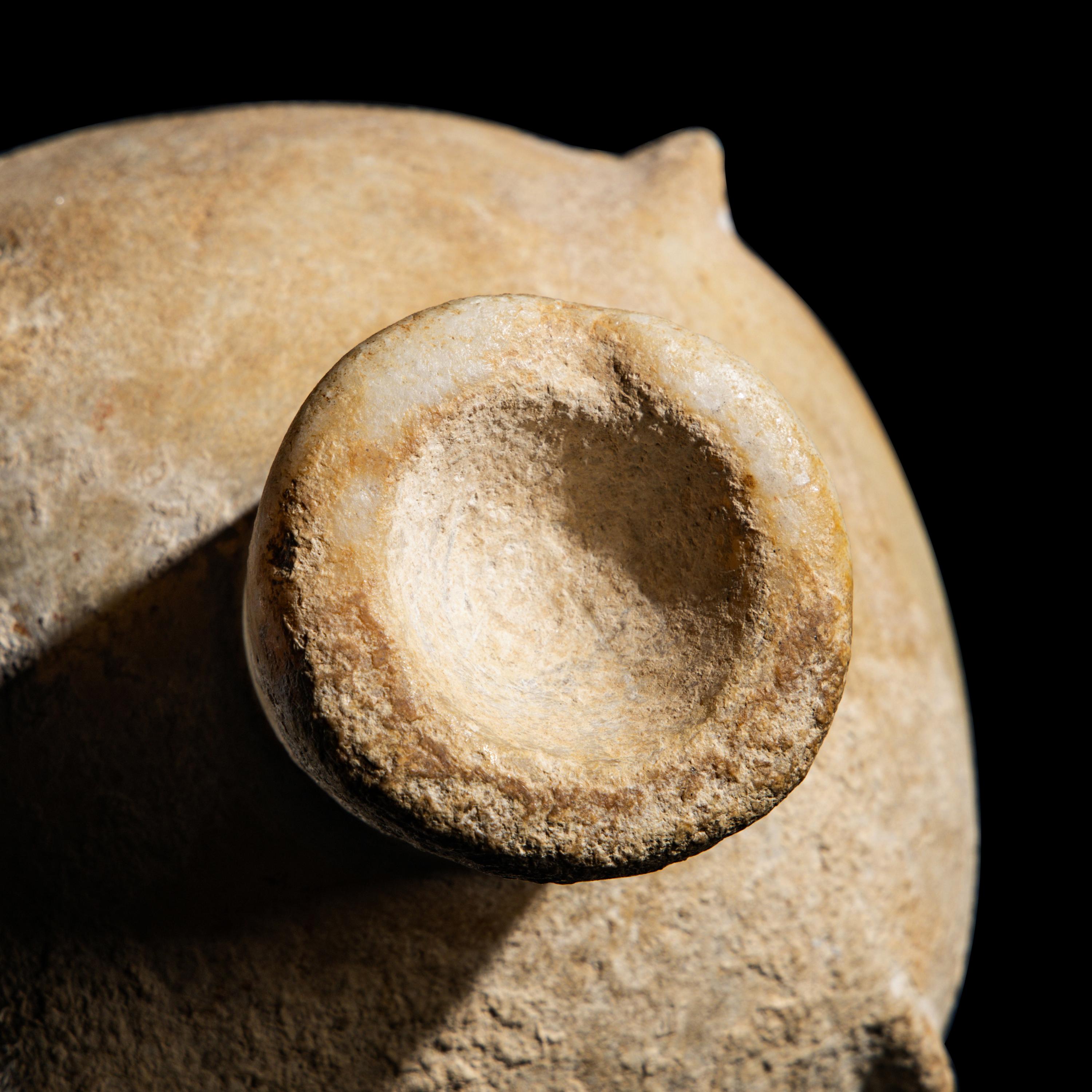 A Cycladic Marble Kandila