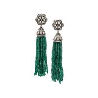 HOUSE OF TAYLOR, EMERALD AND DIAMOND CONVERTIBLE EARRINGS