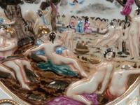 A Capodimonte Porcelain Plate