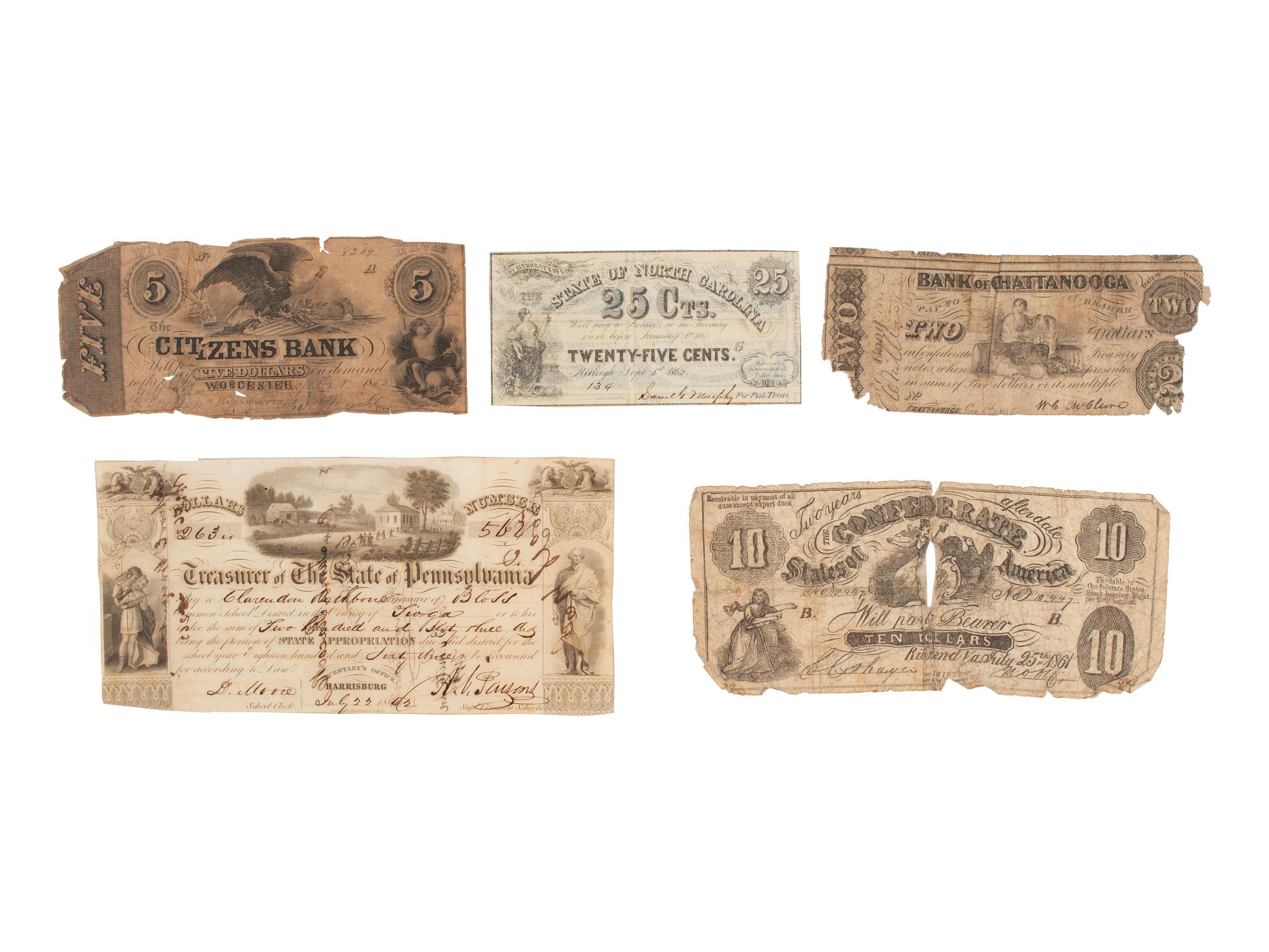 [CURRENCY]. Group of currency and bonds, incl:
